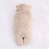 Beige flannel cotton baby sleeping bag