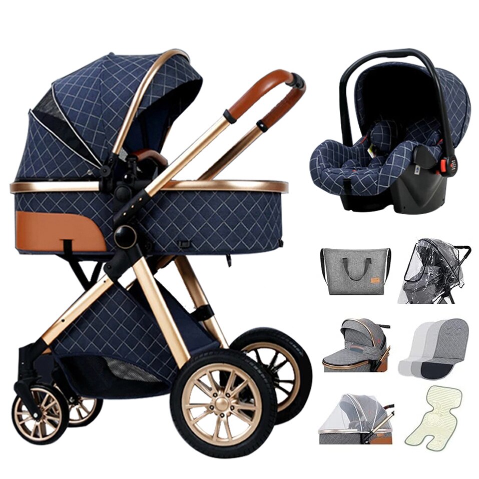 Passeggino 3 in 1 per neonati