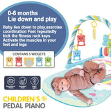 Tapis de jeu Musical pour bébé, support de gymnastique, tapis de jeu pour enfant, Puzzle, clavier de Piano, tapis de jeu pour bébé, tapis de jeu pour ramper, jouet pour bébé, cadeau