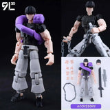 Figurines articulées Jujutsu Kaisen Titan13 (14 cm) – Gojo, Sukuna, Megumi et plus