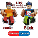 Ballons en aluminium Roblox – décoration d'anniversaire