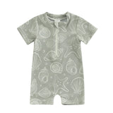 Maillot de Bain Bébé Garçon Manches Courtes