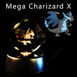 Boule de Cristal Pokémon 3D — Veilleuse LED Pokéball Lumineuse