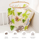 Hochet Mobile pour berceau de bébé de 0 à 12 mois, jouet en feutre de dessin animé, cloche de lit d'animal de forêt, support en bois suspendu, jouet Mobile pour nouveau-né