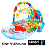 Support de Fitness pour bébé, jeu de musique, jouets d'activité de gymnastique, couverture rampante pour Piano pour nouveau-né, tapis de jeu à pédales, éducation précoce, cadeaux de 0 à 36 mois