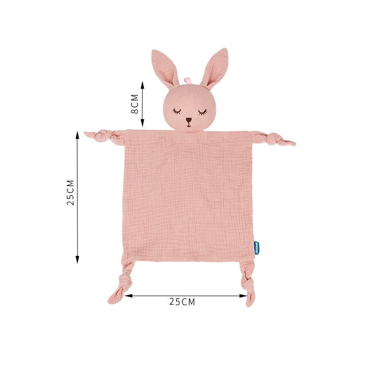 Doudou d'apaisement à motifs d'animaux
