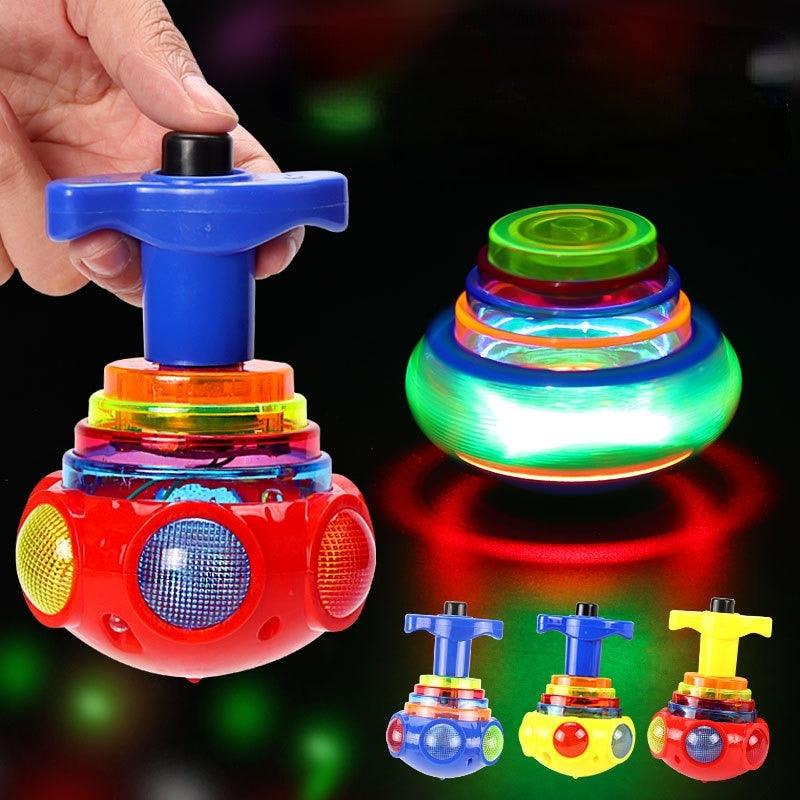 Toupie Lumineuse avec Lanceur