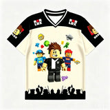 T-shirt en coton à motif graphique pour enfant