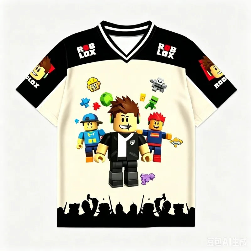 T-shirt en coton à motif graphique pour enfant