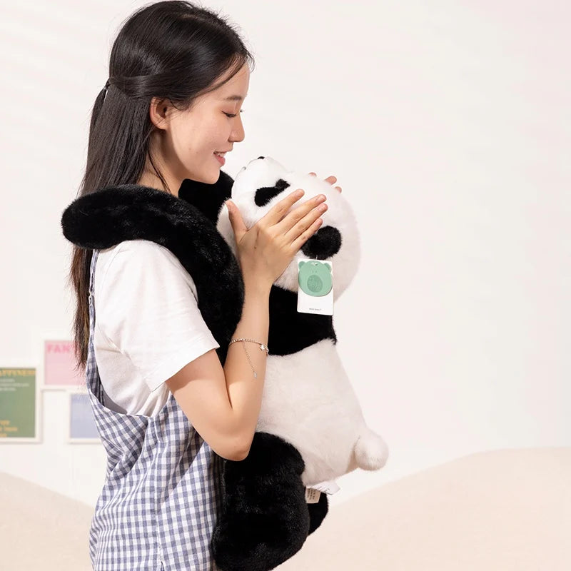 Coussin peluche à longs bras (60-65 cm) – koala, panda, paresseux, dinosaure et plus