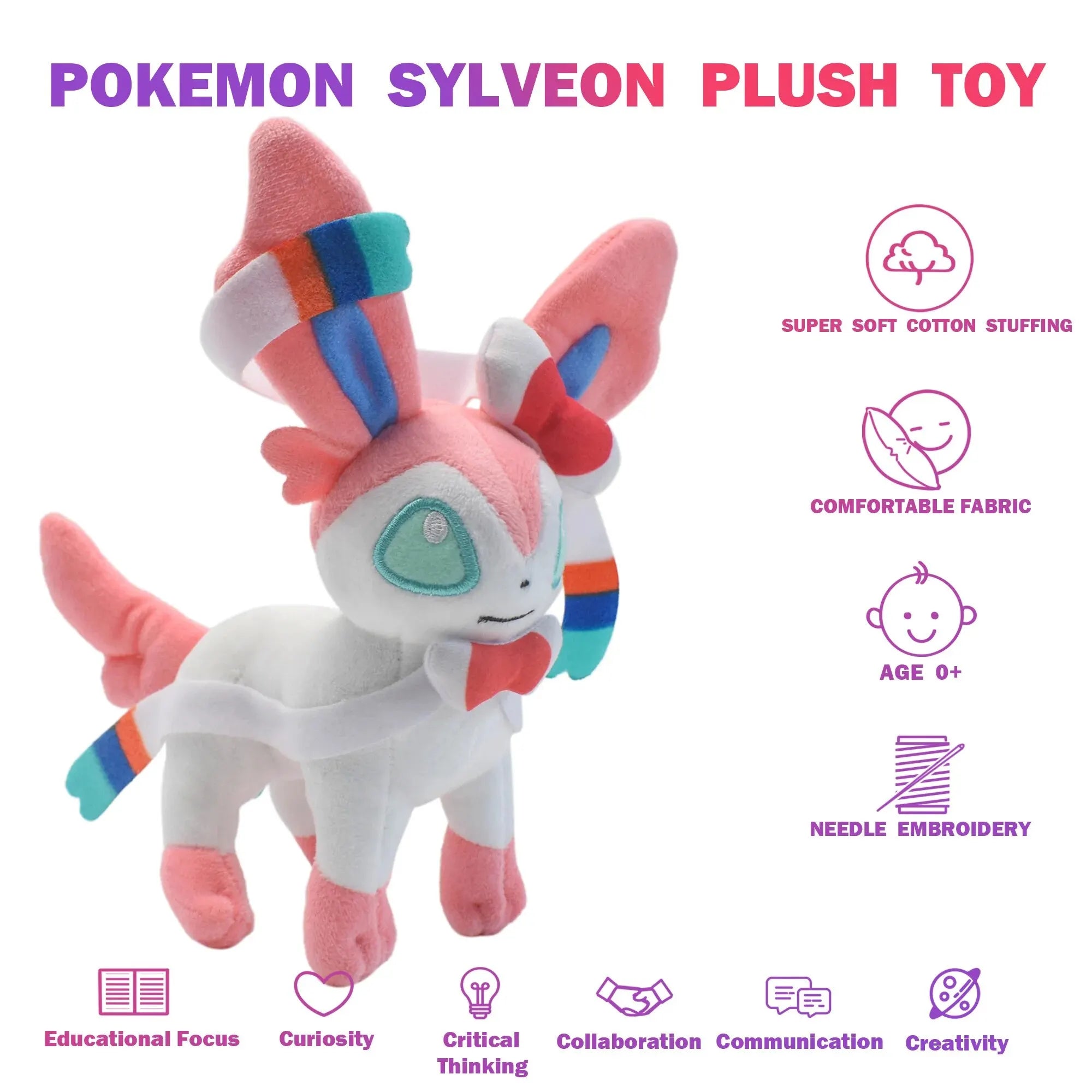 Peluche Évolitions de Évoli – Aquali, Givrali, Nymphali, Mentali et plus