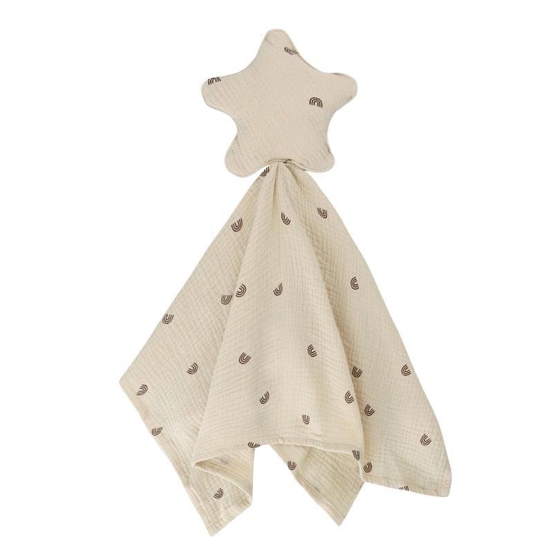 Doudou per bebè a forma di luna e stella