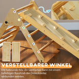 LittleClimb Wooden Baby Climbing Triangle with Slide - 2-in-1 Indoor Montessori Play Set