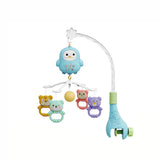 Mobile musical pour berceau de bébé avec projecteur, télécommande, veilleuse, jouet sensoriel suspendu pour nouveau-nés, poussette pour nourrissons