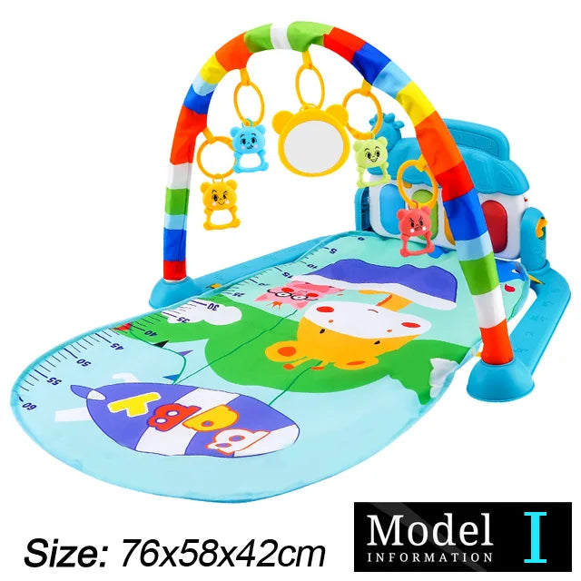 Support de Fitness pour bébé, jeu de musique, jouets d'activité de gymnastique, couverture rampante pour Piano pour nouveau-né, tapis de jeu à pédales, éducation précoce, cadeaux de 0 à 36 mois