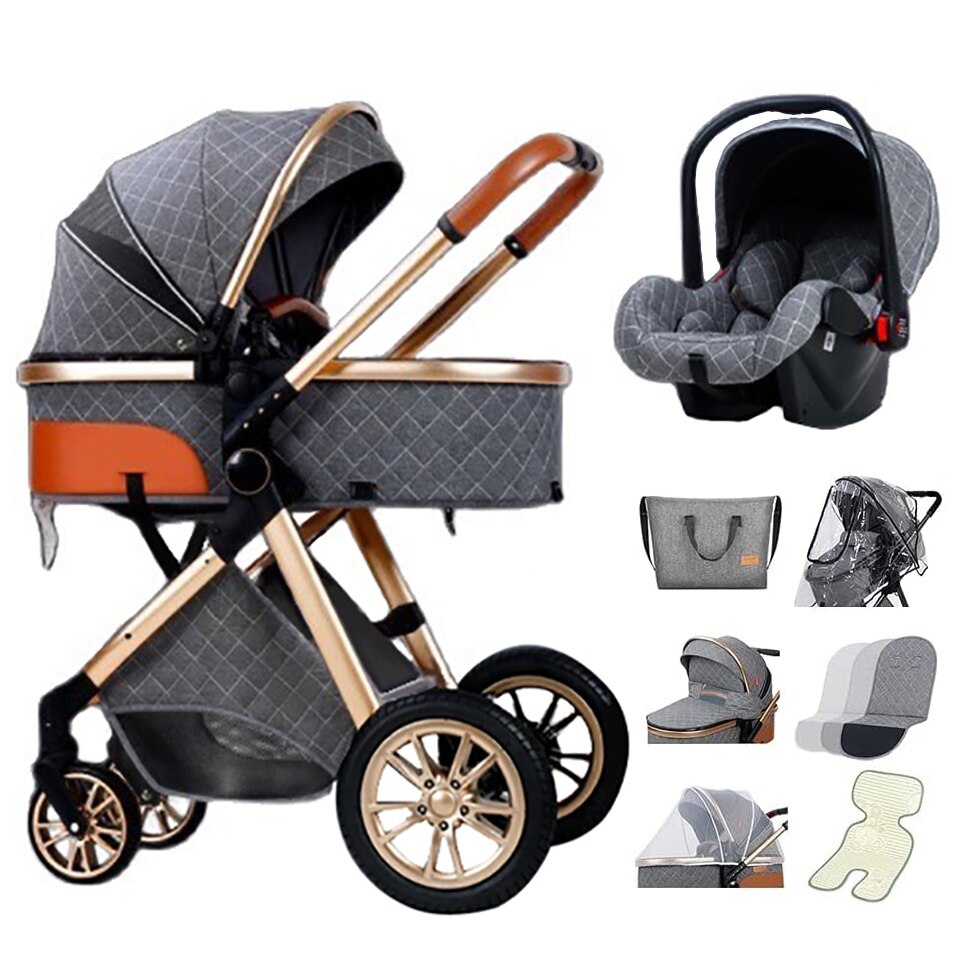 Passeggino 3 in 1 per neonati