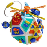 Cube d'activité Montessori – busy board sensoriel de voyage