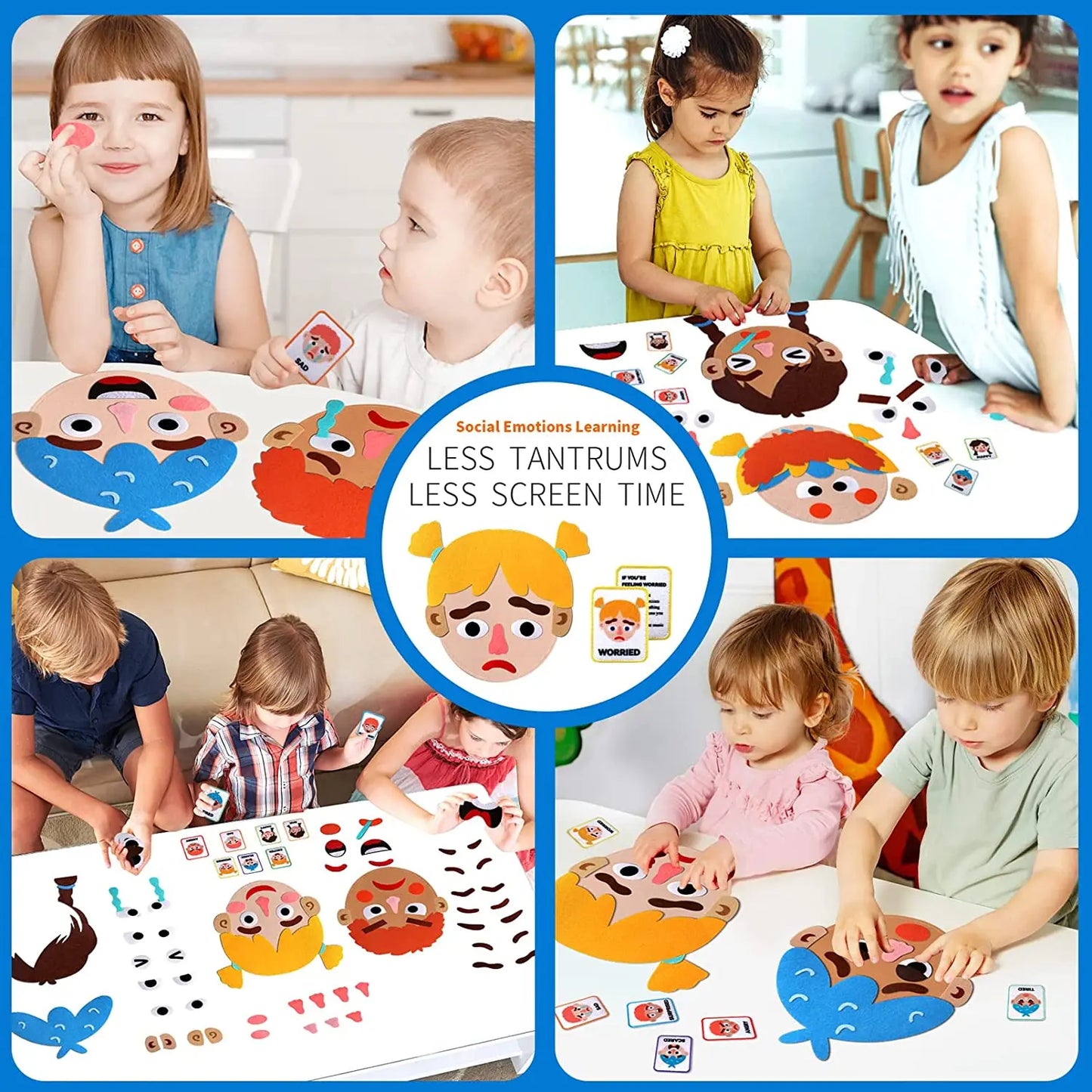 Jouet Montessori d'apprentissage des émotions – éveil social