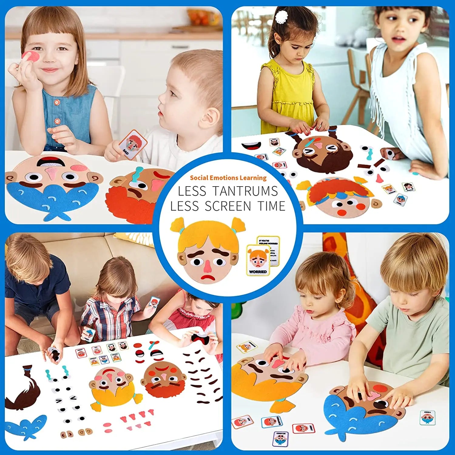 Jouet Montessori d'apprentissage des émotions – éveil social