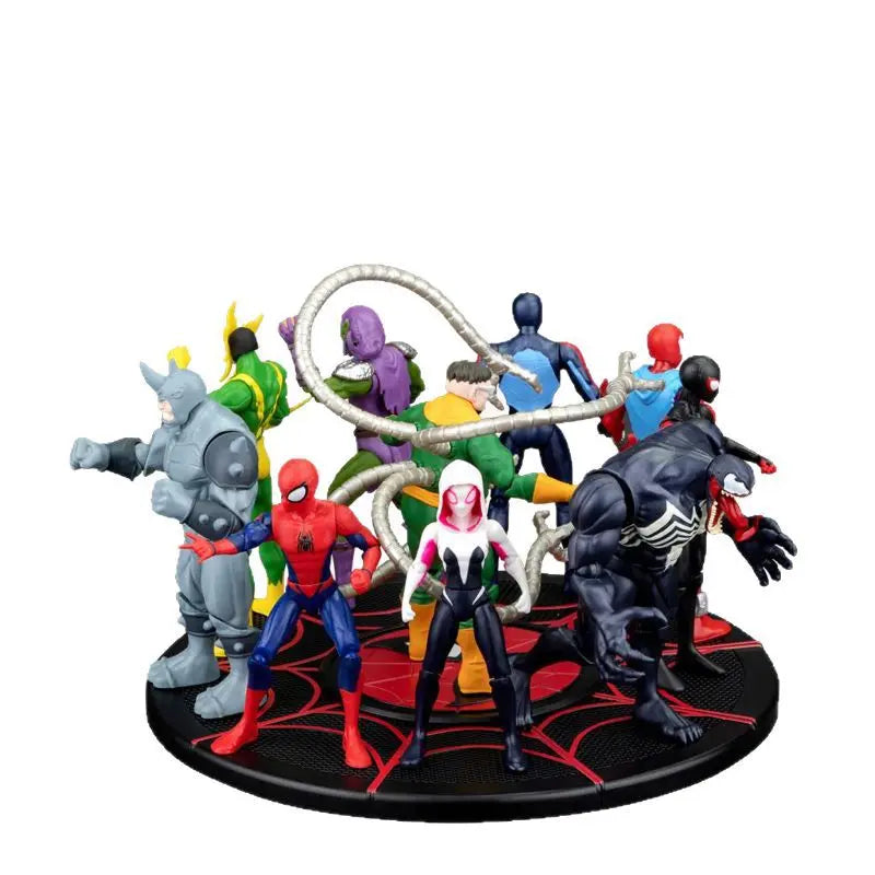 Figurines Spider-Man Marvel à collectionner (10 cm) – Venom, Miles Morales, Green Goblin et plus