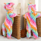 Pyjama de dessin animé dinosaure pour bébé, grenouillères pour tout-petits, olympiques de batterie de nuit, vêtements de nuit, vêtements de nuit, garçons, filles, 0 à 4 ans, hiver