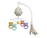 Mobile musical pour berceau de bébé avec projecteur, télécommande, veilleuse, jouet sensoriel suspendu pour nouveau-nés, poussette pour nourrissons