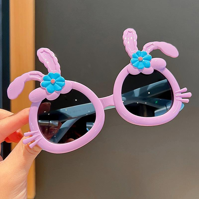 Lunettes de soleil pour enfants avec oreilles de dessin animé