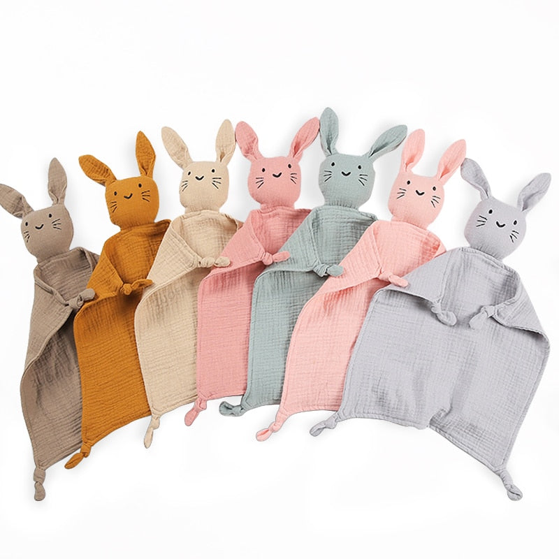 Doudou d'apaisement à motifs d'animaux