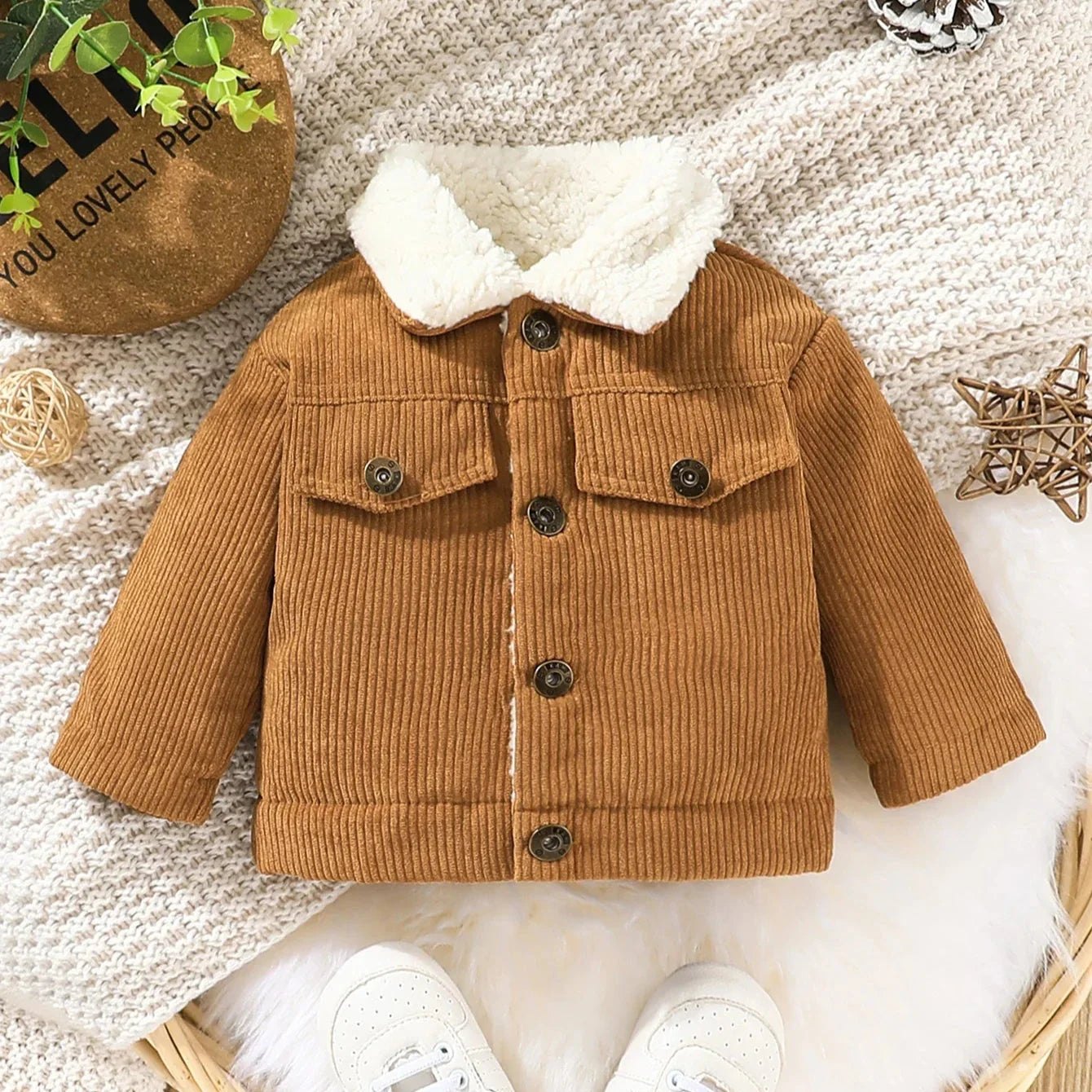 Manteau Bébé Hiver Doublure Polaire