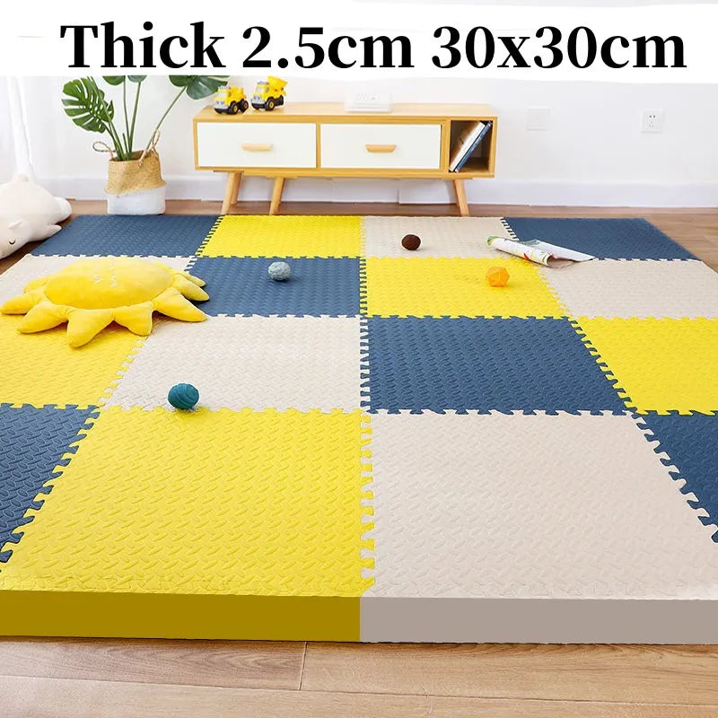 8 pièces Tatame gymnases et tapis de jeu bébé tapis de sol sol bruit Tatamis pour bébés tapis insonorisant tapis de Puzzle bébé jouer tapis de gymnastique
