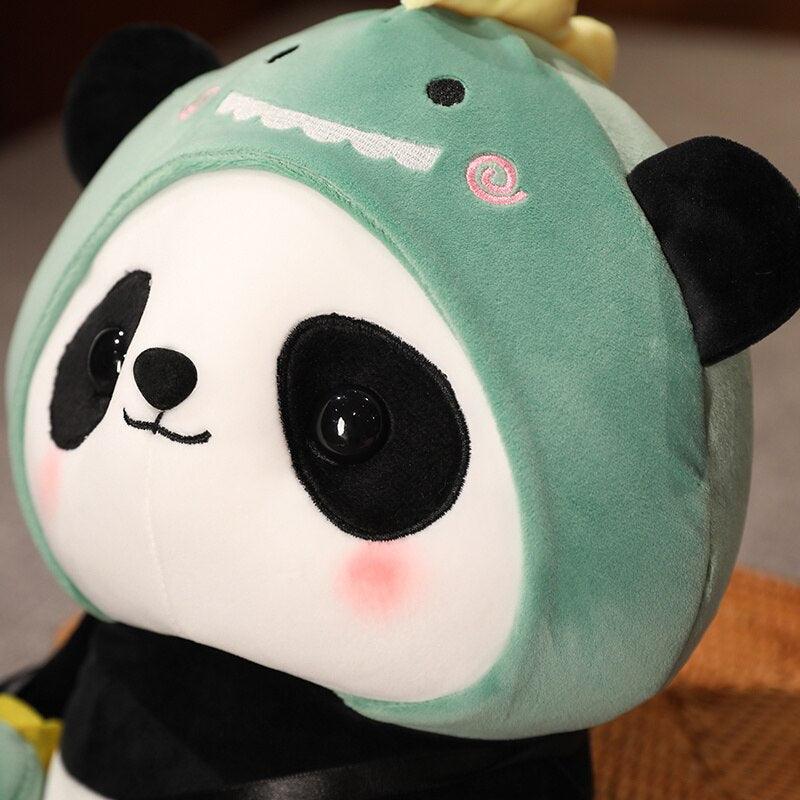 Panda di peluche travestito per neonato