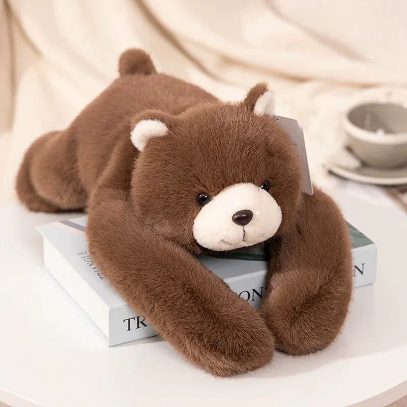 Coussin peluche à longs bras (60-65 cm) – koala, panda, paresseux, dinosaure et plus
