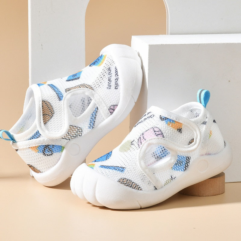 Sandali per neonati in rete traspirante