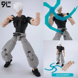 Figurines articulées Jujutsu Kaisen Titan13 (14 cm) – Gojo, Sukuna, Megumi et plus