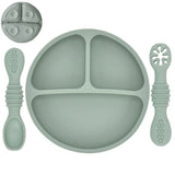 Coffret Repas Bébé Ergonomique en Silicone