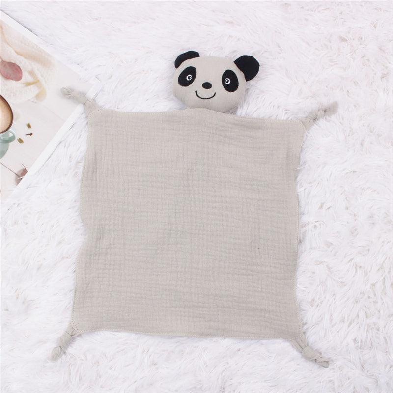 Doudou panda in cotone per neonato
