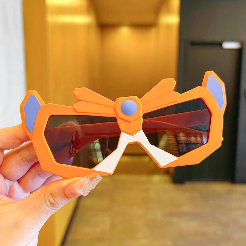 Lunettes de soleil pour enfants avec oreilles de dessin animé
