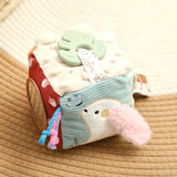 Jouet sensoriel doux pour bébé : livre en tissu, boîte à mouchoirs, couverture de sécurité, cube en peluche, sons froissés, miroir, développement de la motricité fine – 9 styles de jouets