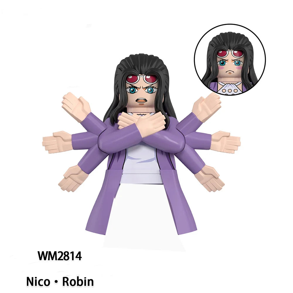 Mini-figurines One Piece à collectionner (4,5 cm) – nombreux personnages au choix