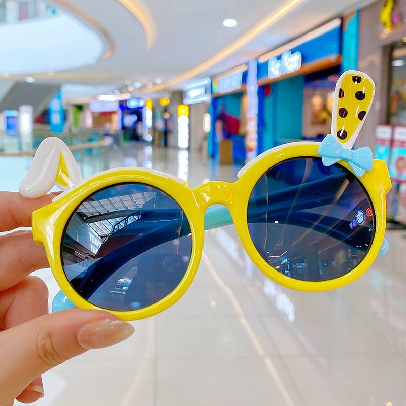 Lunettes de soleil pour enfants avec oreilles de dessin animé