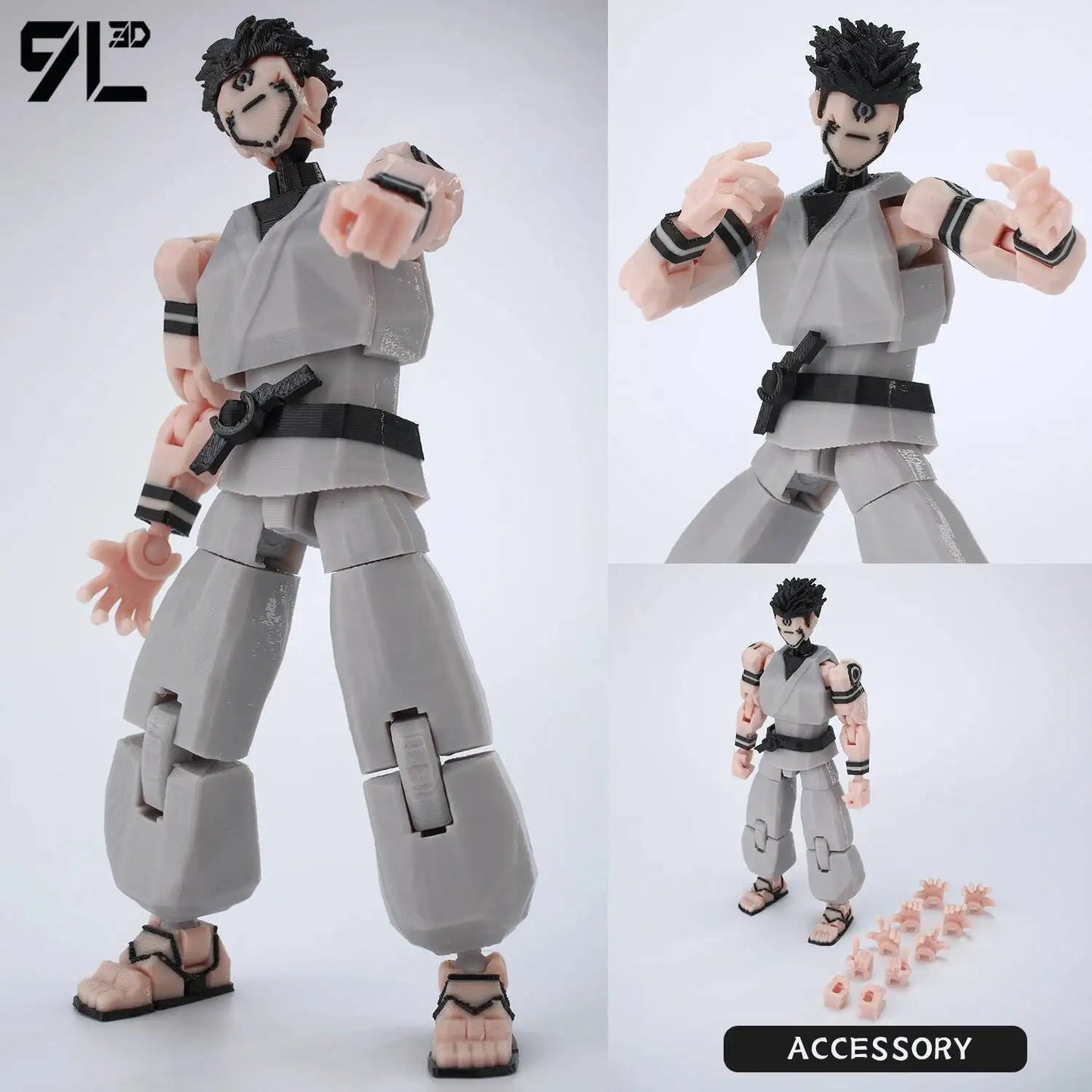 Figurines articulées Jujutsu Kaisen Titan13 (14 cm) – Gojo, Sukuna, Megumi et plus