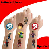 Décoration d'anniversaire Roblox – assiettes et set de fête
