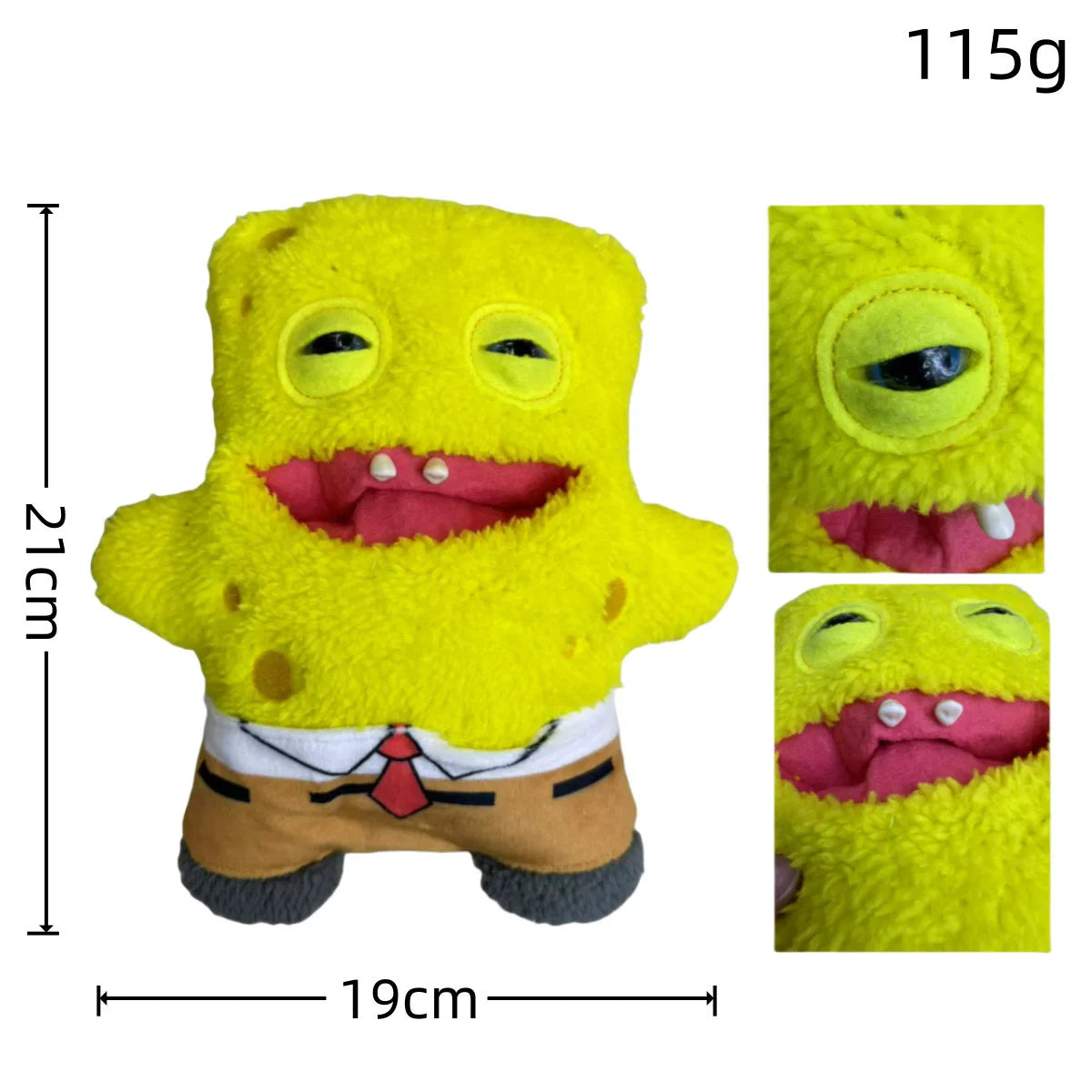 Peluche Bob l'éponge et Patrick 22 cm – petits monstres rigolos