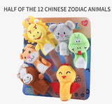 Histoire de la maternelle aides pédagogiques enfants éducation poupées animaux en peluche enfants jouets bébé marionnettes à doigt poupée bébé marionnette à main jouets