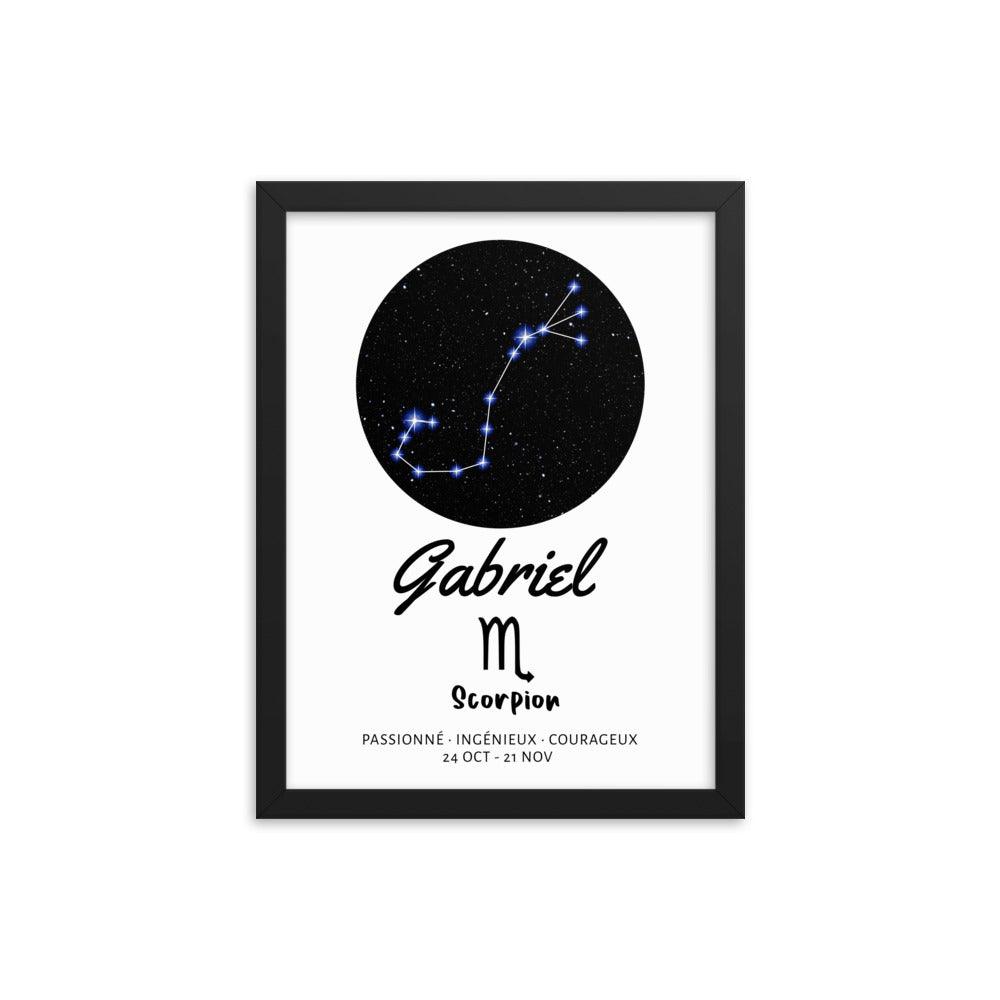Tableau personnalisé Signe Astrologique