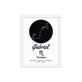 Tableau personnalisé Signe Astrologique