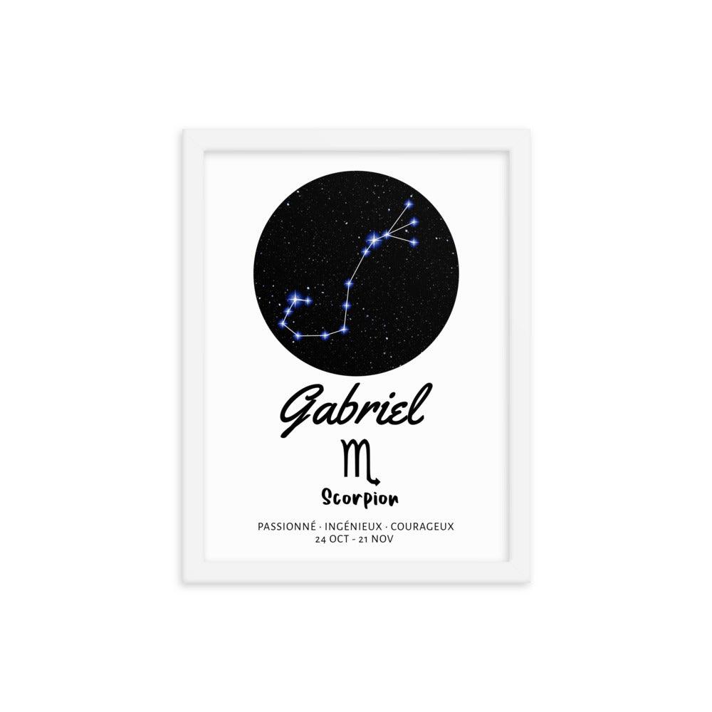 Tableau personnalisé Signe Astrologique