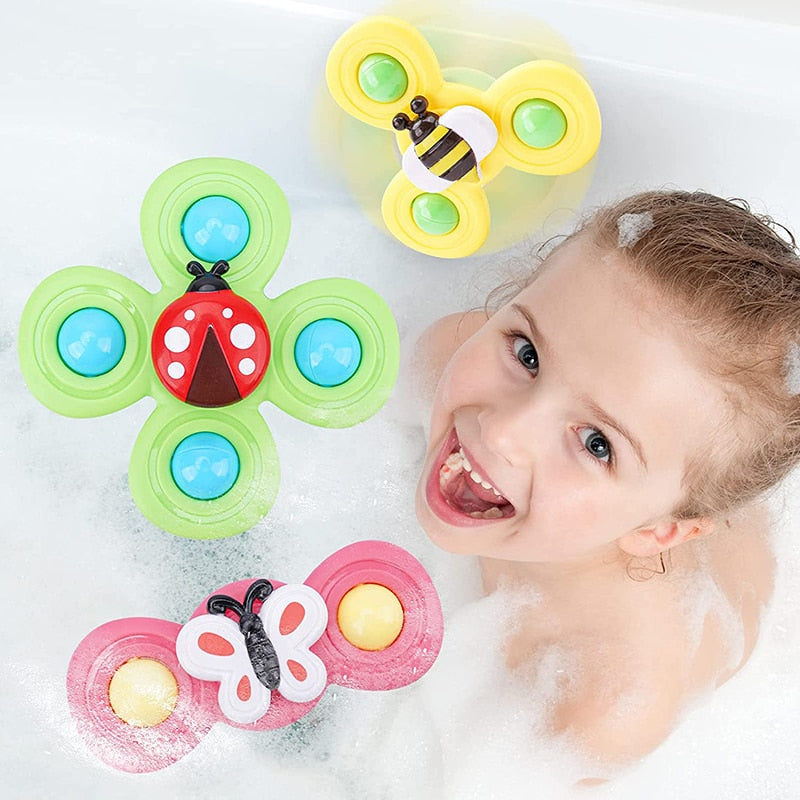 Suction Cup Spinner for Baby | 3-Pack Toy