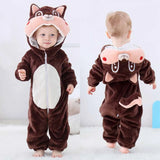 Pyjama de dessin animé dinosaure pour bébé, grenouillères pour tout-petits, olympiques de batterie de nuit, vêtements de nuit, vêtements de nuit, garçons, filles, 0 à 4 ans, hiver