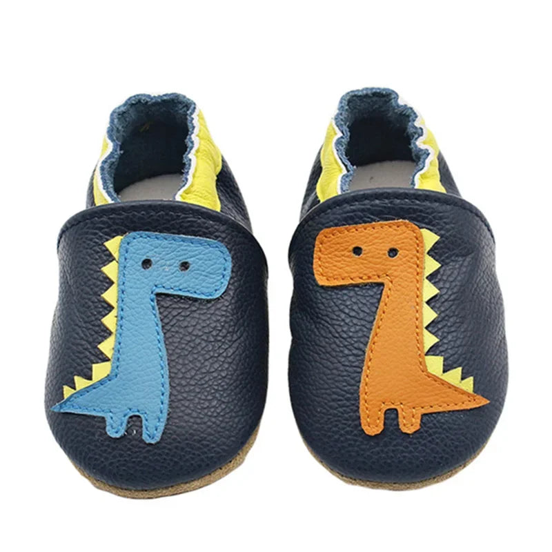 Chaussons Bébé en Cuir Souple
